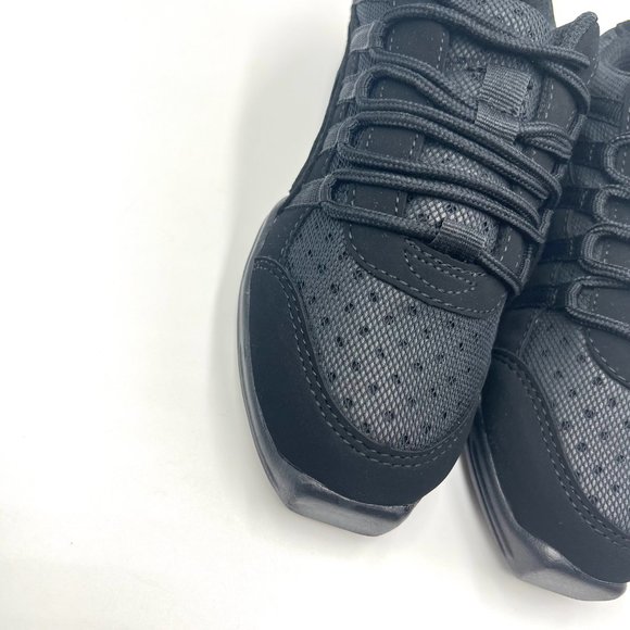 Capezio Girls Kids Size 2 DS24 Rockit Black Split Sole Dance‎ Sneakers Shoes - Picture 4 of 12